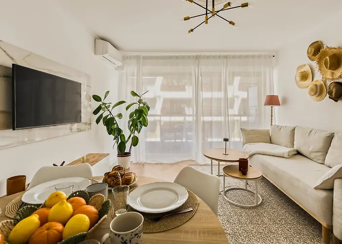 Apartamento T2 Clim - 3 Min Plages & Balcon -4p Juan-les-pins *