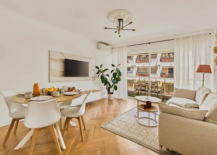 T2 Clim - 3 Min Plages & Balcon -4p Juan-les-pins